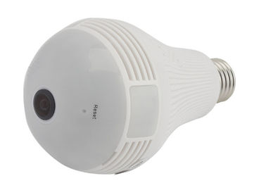 Do alarme automático infravermelho sem fio da vista panorâmica da câmara de segurança do bulbo indução inteligente do corpo