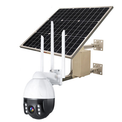 sistema de segurança interna sem fio da câmera de 2.4GHz 0,001 LUX Solar Powered 4g