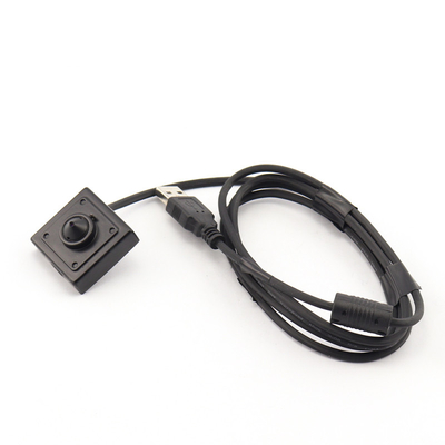 câmera de USB da lente do furo de pino da Vândalo-prova MINI para a câmera do cabo do usb da máquina do ATM do banco