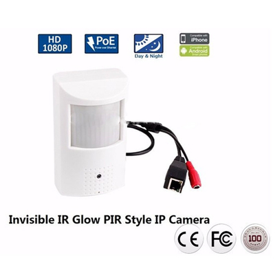 segurança escondida mini câmera Pir Smoke Detector do quarto da casa do IP da lente de 3.7mm