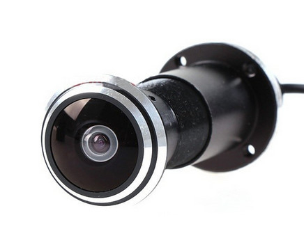 1080P 4 em 1 câmera análoga do cctv da segurança interna da lente da câmera 1.78mm Fisheye de AHD TVI CVI CVBS mini para a porta