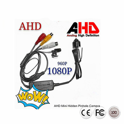 Lente Hd Mini Wifi Camera AHD 1080P do furo de pino para carros com vídeo audio