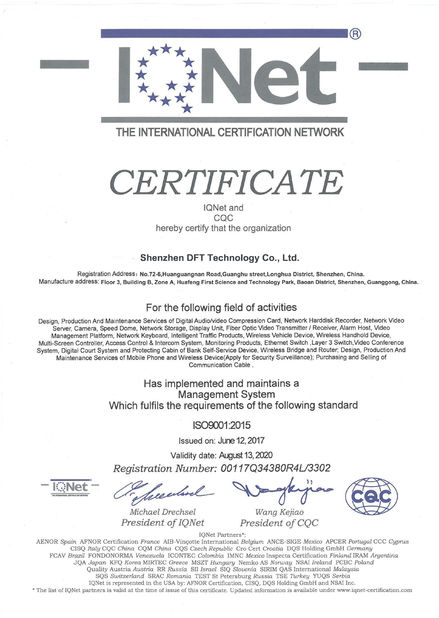 China Shenzhen D-Fit Technology Co., Ltd. Certificações